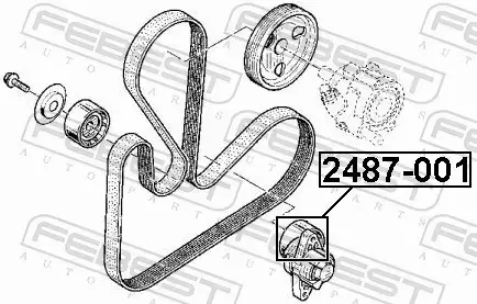 FEBEST ROLKA NAPINACZA 2487-001 