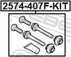 FEBEST SWORZEŃ ZAWIESZENIA 2574-407F-KIT 