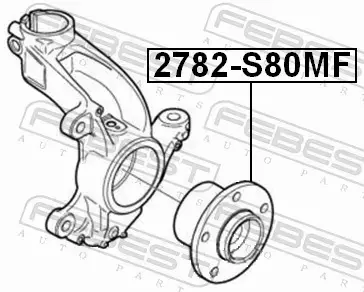 FEBEST PIASTA KOŁA 2782-S80MF 