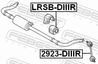 FEBEST ŁĄCZNIK STABILIZATORA 2923-DIIIR 