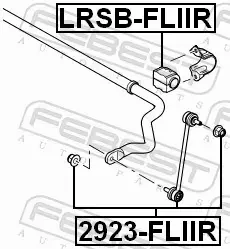 FEBEST ŁĄCZNIK STABILIZATORA 2923-FLIIR 