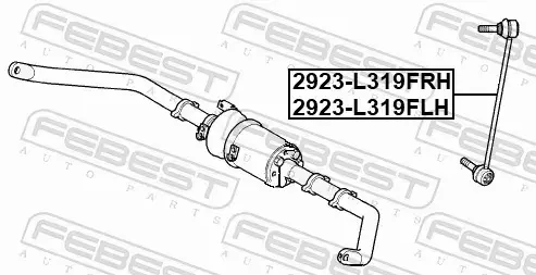 FEBEST ŁĄCZNIK STABILIZATORA 2923-L319FLH 