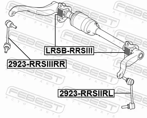 FEBEST ŁĄCZNIK STABILIZATORA 2923-RRSIIIRL 