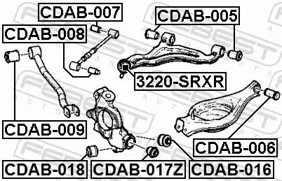 FEBEST SWORZEŃ WAHACZA 3220-SRXR 