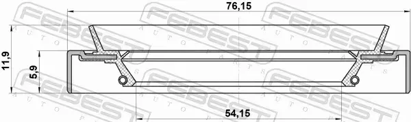 FEBEST USZCZELNIACZ PIASTY KOŁA 95HDS-56760612X 