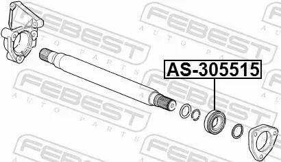 FEBEST ŁOŻYSKO WAŁU NAPĘDOWEGO AS-305515 