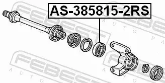 FEBEST ŁOŻYSKO WAŁU NAPĘDOWEGO AS-385815-2RS 