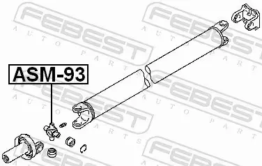 FEBEST KRZYŻAK WAŁU ASM-93 