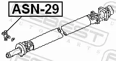 FEBEST KRZYŻAK WAŁU ASN-29 