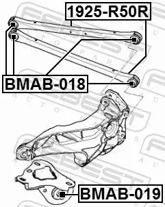 FEBEST TULEJA ZAWIESZENIA BMAB-018 