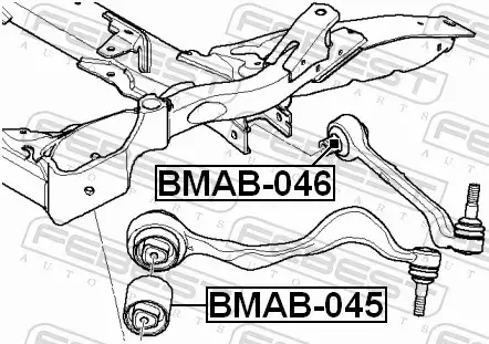 FEBEST TULEJA WAHACZA BMAB-046 