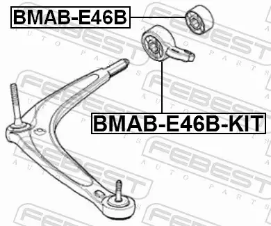 FEBEST TULEJA WAHACZA BMAB-E46B 