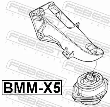 FEBEST PODUSZKA SILNIKA BMM-X5 