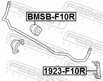 FEBEST TULEJA STABILIZATORA BMSB-F10R 