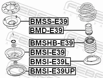 FEBEST PODKŁADKA SPRĘŻYNY ZAWIESZENIA BMSI-E39L 