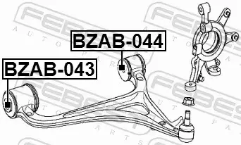 FEBEST TULEJA WAHACZA BZAB-044 