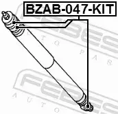 FEBEST TULEJA ZAWIESZENIA BZAB-047-KIT 