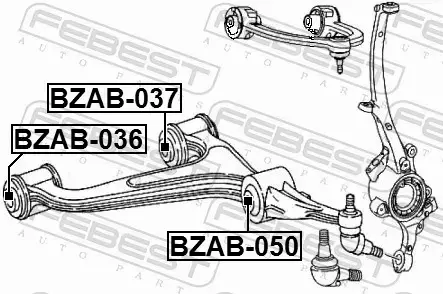 FEBEST TULEJA ZAWIESZENIA BZAB-050 