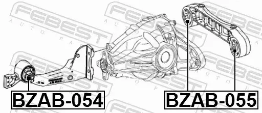 FEBEST TULEJA MOSTU BZAB-055 