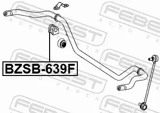 FEBEST TULEJA STABILIZATORA BZSB-639F 