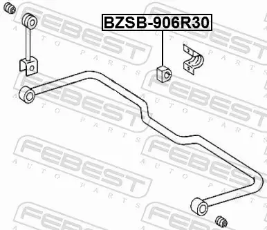 FEBEST TULEJA STABILIZATORA BZSB-906R30 