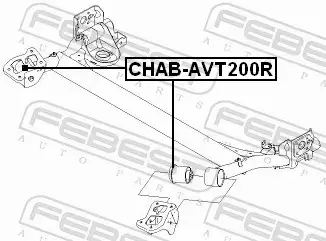 FEBEST TULEJA BELKI CHAB-AVT200R 