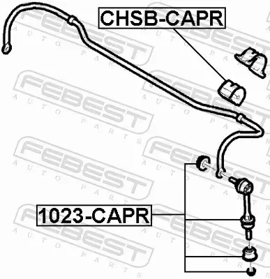 FEBEST GUMA STABILIZATORA CHSB-CAPR 