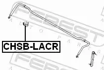 FEBEST TULEJA STABILIZATORA CHSB-LACR 