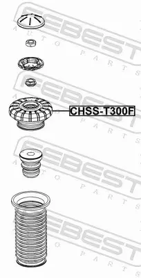 FEBEST PODUSZKA AMORTYZATORA CHSS-T300F 