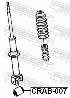 FEBEST TULEJA AMORTYZATORA CRAB-007 