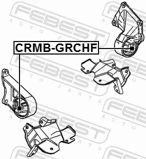 FEBEST PODUSZKA SILNIKA CRMB-GRCHF 