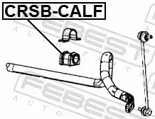 FEBEST GUMA STABILIZATORA CRSB-CALF 