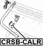 FEBEST GUMA STABILIZATORA CRSB-CALR 