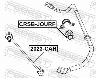 FEBEST TULEJA STABILIZATORA CRSB-JOURF 