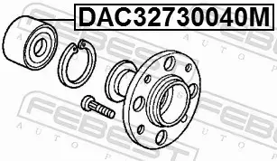 FEBEST ŁOŻYSKO KOŁA DAC32730040M 