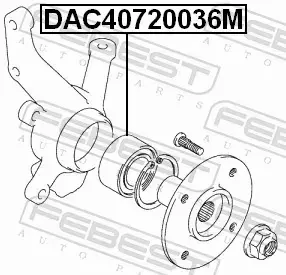 FEBEST ŁOŻYSKO KOŁA DAC40720036M 