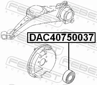 FEBEST ŁOŻYSKO KOŁA DAC40750037 