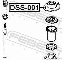 FEBEST PODUSZKA AMORTYZATORA DSS-001 