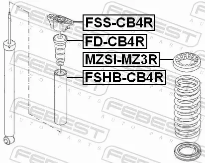 FEBEST ODBÓJ AMORTYZATORA FD-CB4R 