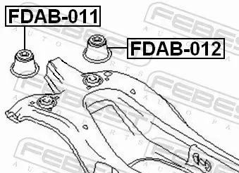 FEBEST TULEJA ZAWIESZENIA FDAB-011 