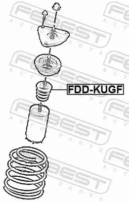 FEBEST ODBÓJ AMORTYZATORA FDD-KUGF 