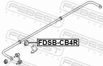 FEBEST GUMA STABILIZATORA FDSB-CB4R 