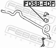 FEBEST TULEJA STABILIZATORA FDSB-EDF 