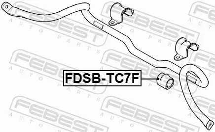 FEBEST TULEJA STABILIZATORA FDSB-TC7F 