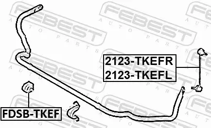 FEBEST TULEJA STABILIZATORA FDSB-TKEF 