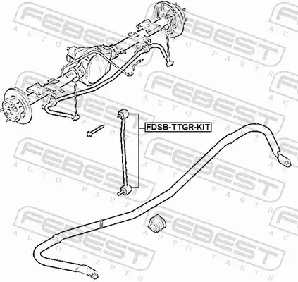 FEBEST TULEJA ZAWIESZENIA FDSB-TTGR-KIT 
