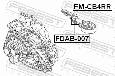 FEBEST PODUSZKA SILNIKA FM-CB4RR 