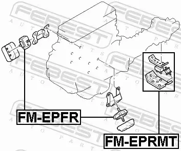 FEBEST PODUSZKA SILNIKA FM-EPFR 