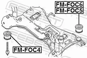 FEBEST TULEJA BELKI FM-FOC4 