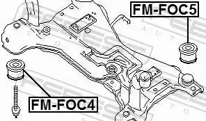 FEBEST TULEJA WAHACZA FM-FOC5 